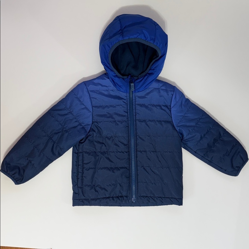 OshKosh B'gosh toddler boy blue Fleece Jacket Size 3T